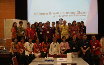 Learn Chinese brush painting from the master Tan Khim Ser